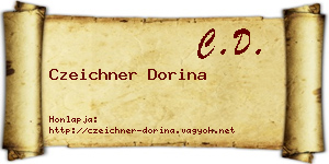 Czeichner Dorina névjegykártya